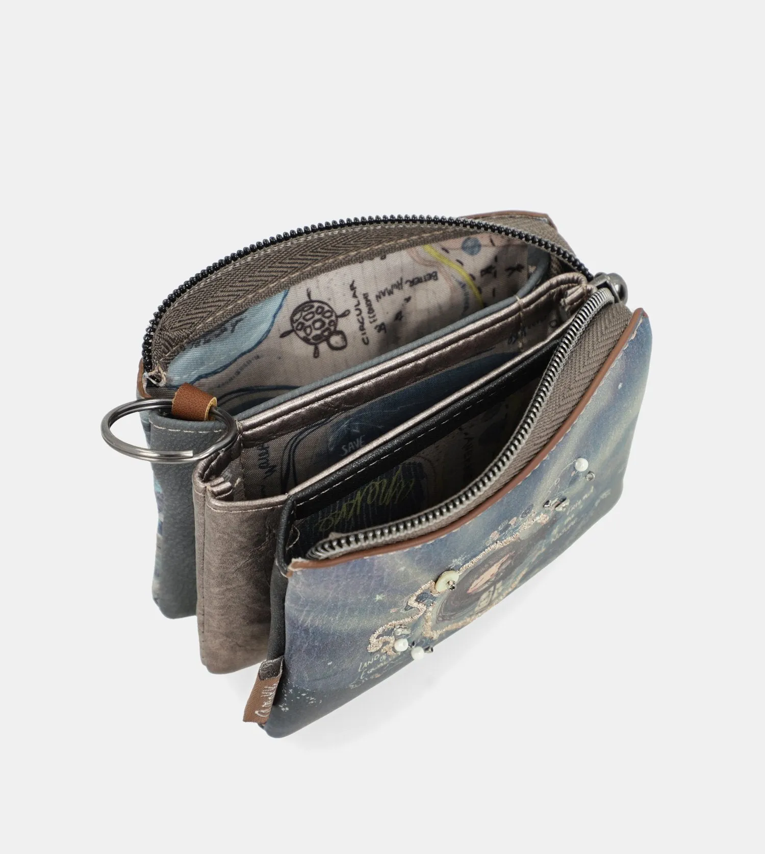 Iceland small triple wallet