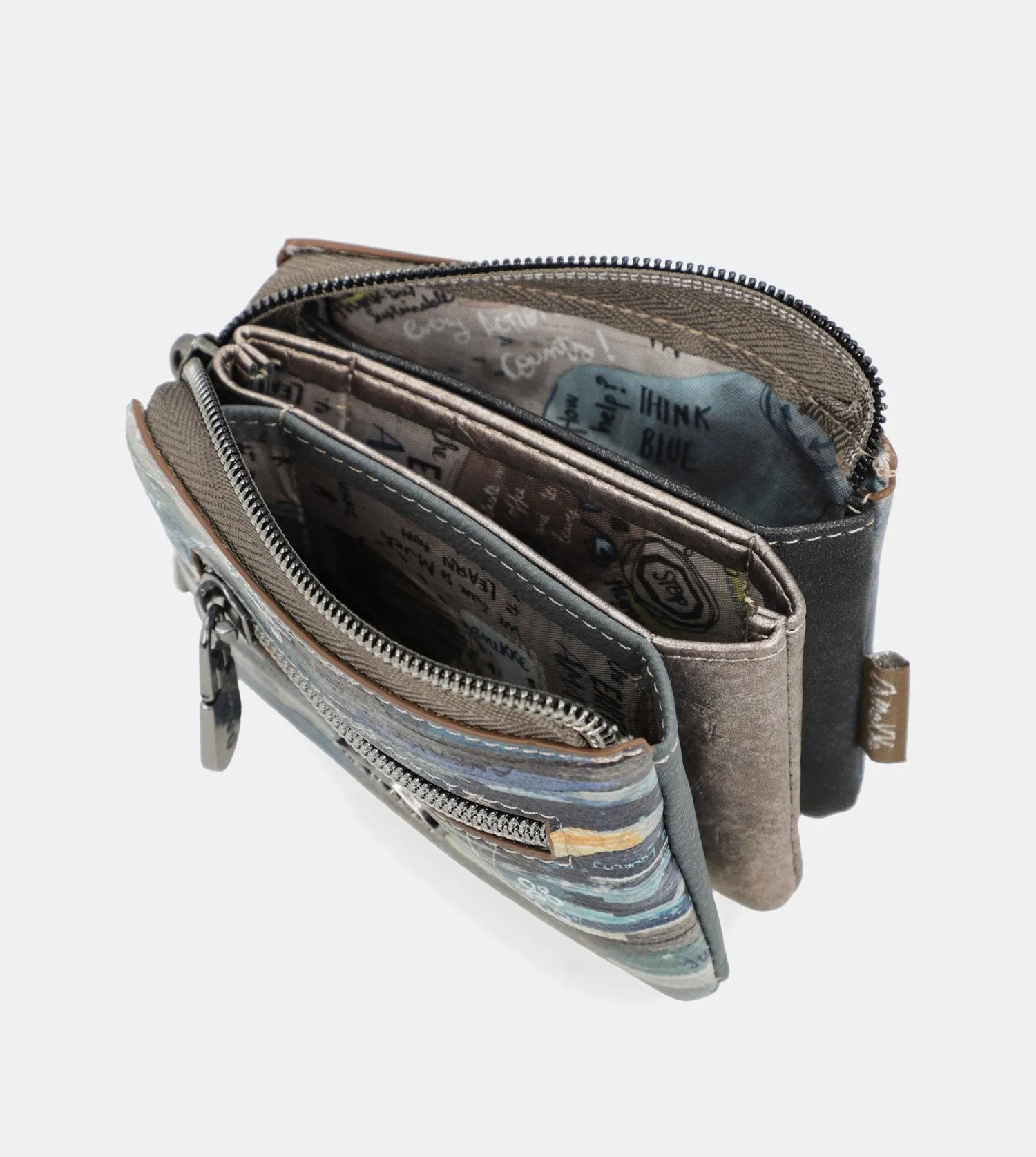 Iceland small triple wallet