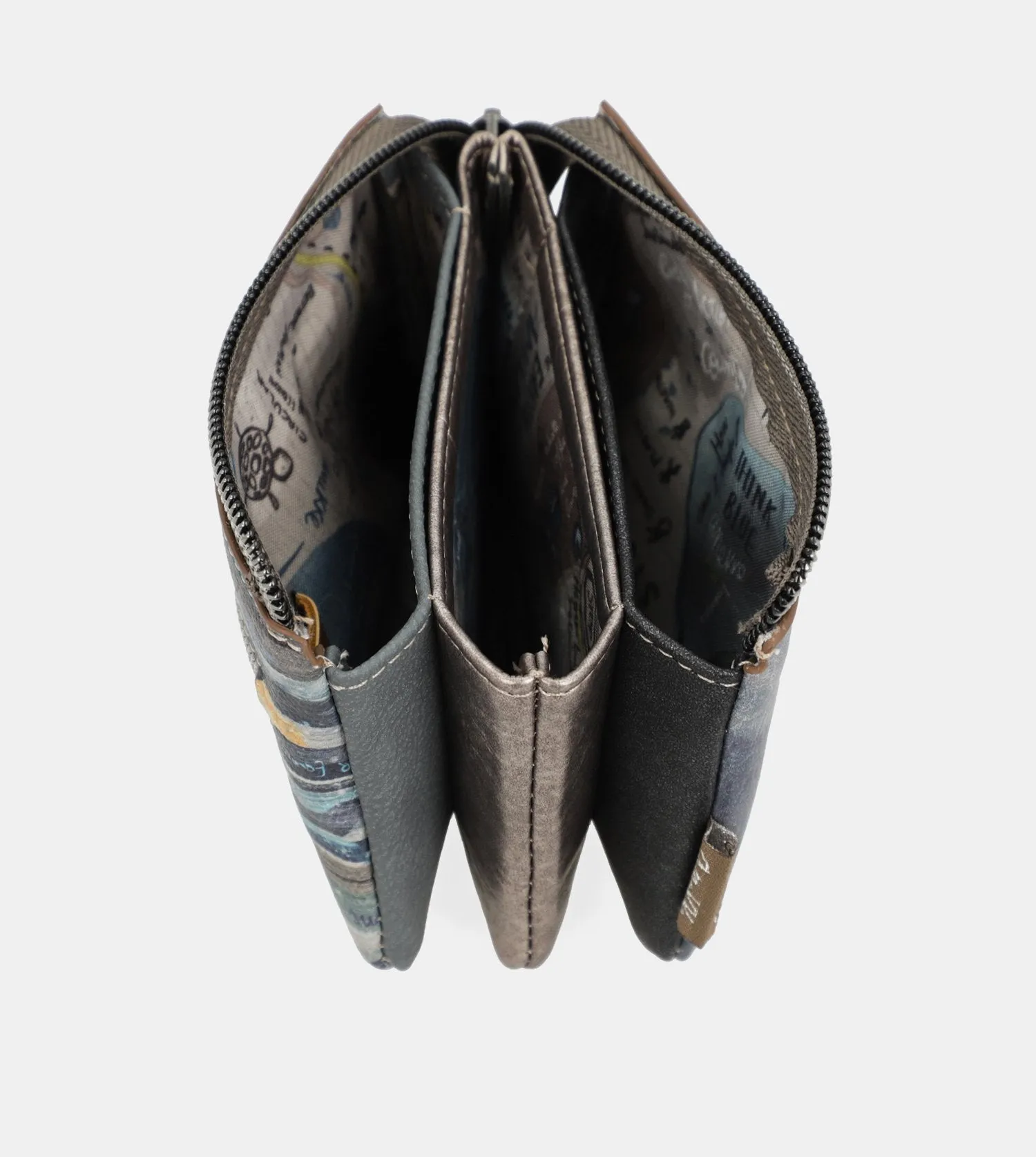 Iceland small triple wallet