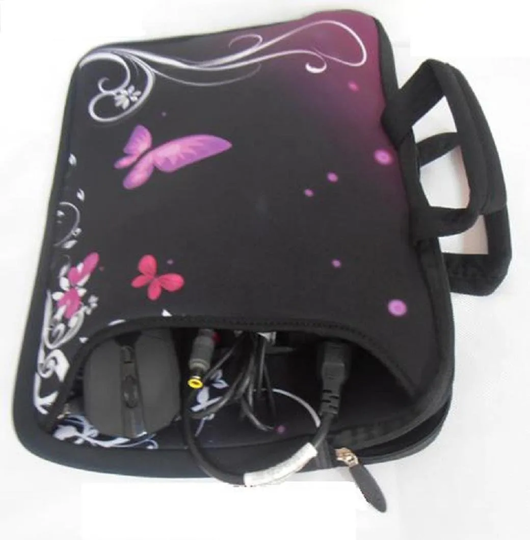 icolor 15" Laptop Shoulder Bag Holder 14" 14.2" 15.4" 15.6" Neoprene Notebook Computer Messenger Briefcase Cover Pouch Sleeve w/Adjustable Strap