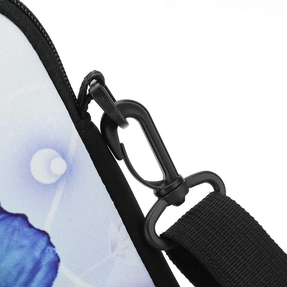 icolor 15" Laptop Shoulder Bag Holder 14" 14.2" 15.4" 15.6" Neoprene Notebook Computer Messenger Briefcase Cover Pouch Sleeve w/Adjustable Strap