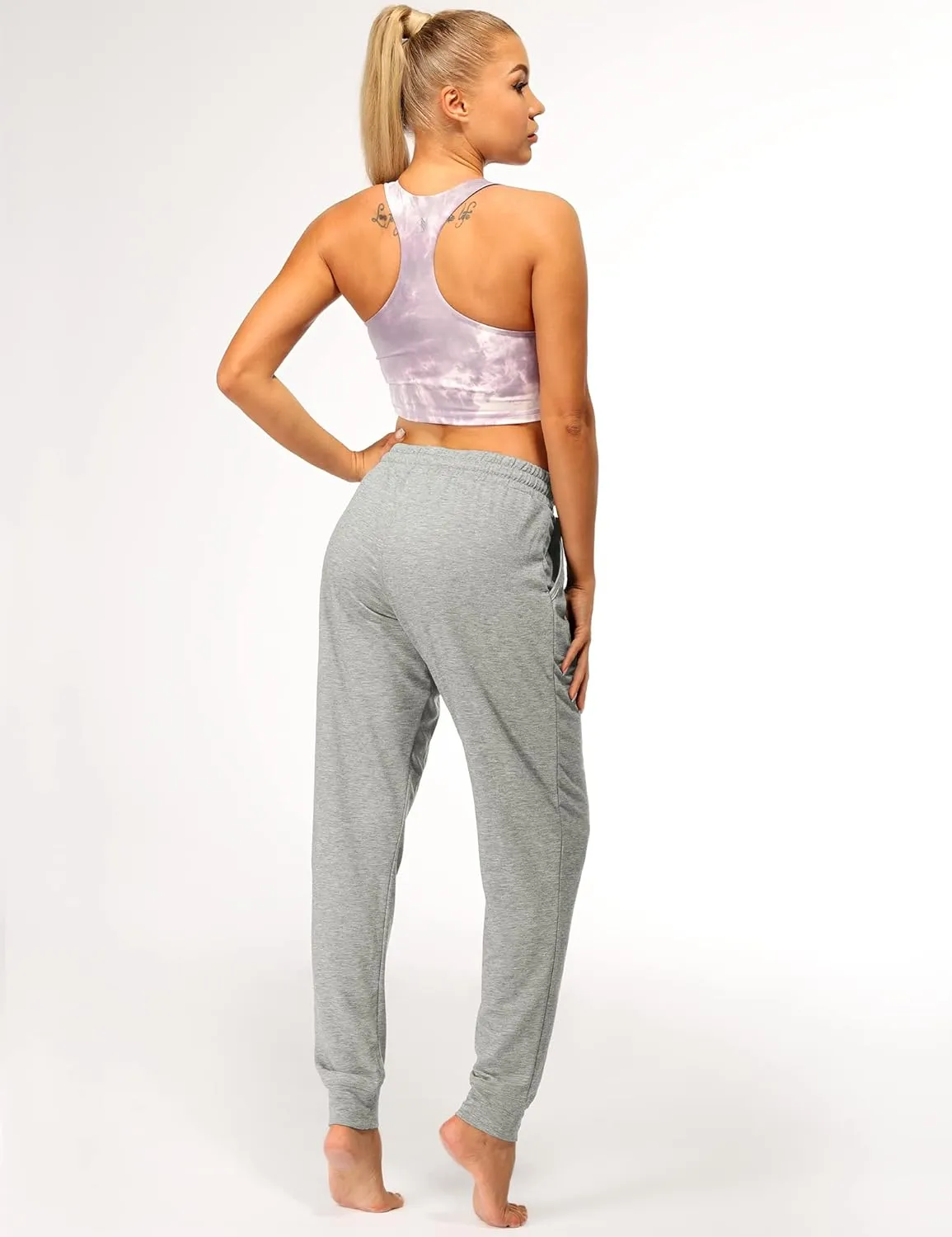 icyzone Women's Active Joggers Sweatpants - Athletic Yoga Lounge Pants with Pockets