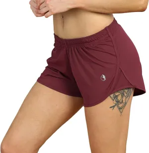 icyzone Workout Shorts Built-in Brief - Women's Gym Exercise Athletic Running Yoga Shorts