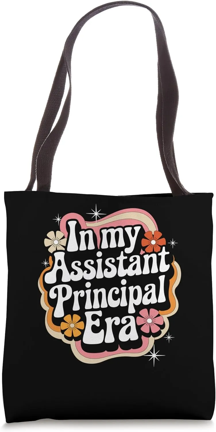 In My Assistant Principal Era Retro Tote Bag