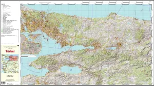 Istanbul Topographic Travel Map 1:250,000 Turkey (Sheet 1): Map (Turkey Travel Maps: Detailed Topographic Maps)