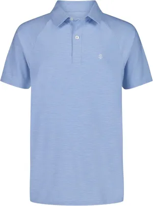 IZOD Boys' Short Sleeve Performance Stripe Polo Shirt