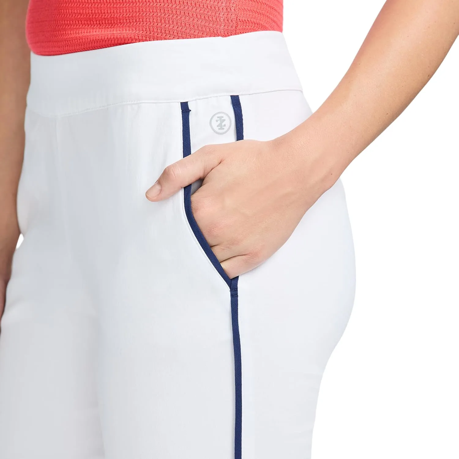 IZOD Women's Athletic Capri Pants Performance Stretch Travel Golf