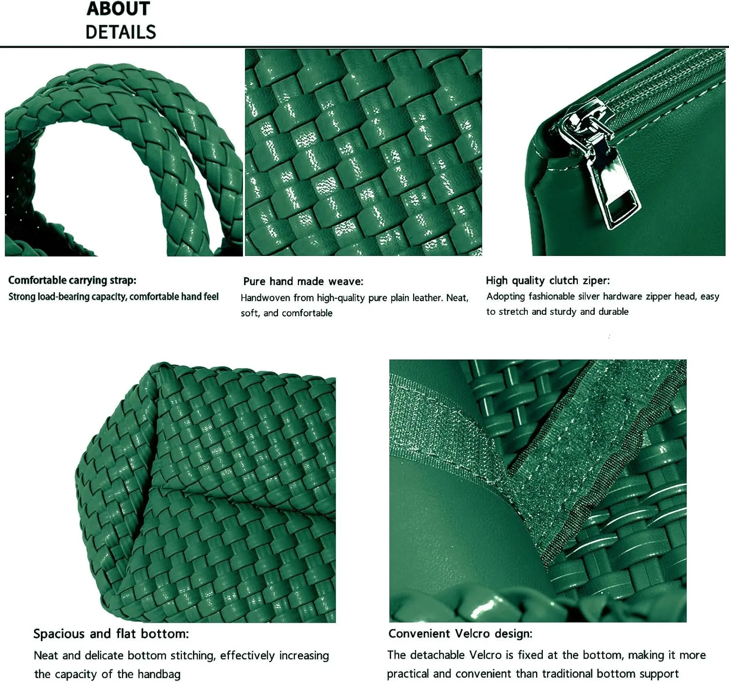 JINMANXUE Fashion Woven Bag Shopper Bag Travel Handbags and Purses Women Tote Bag Large Capacity Shoulder Bags