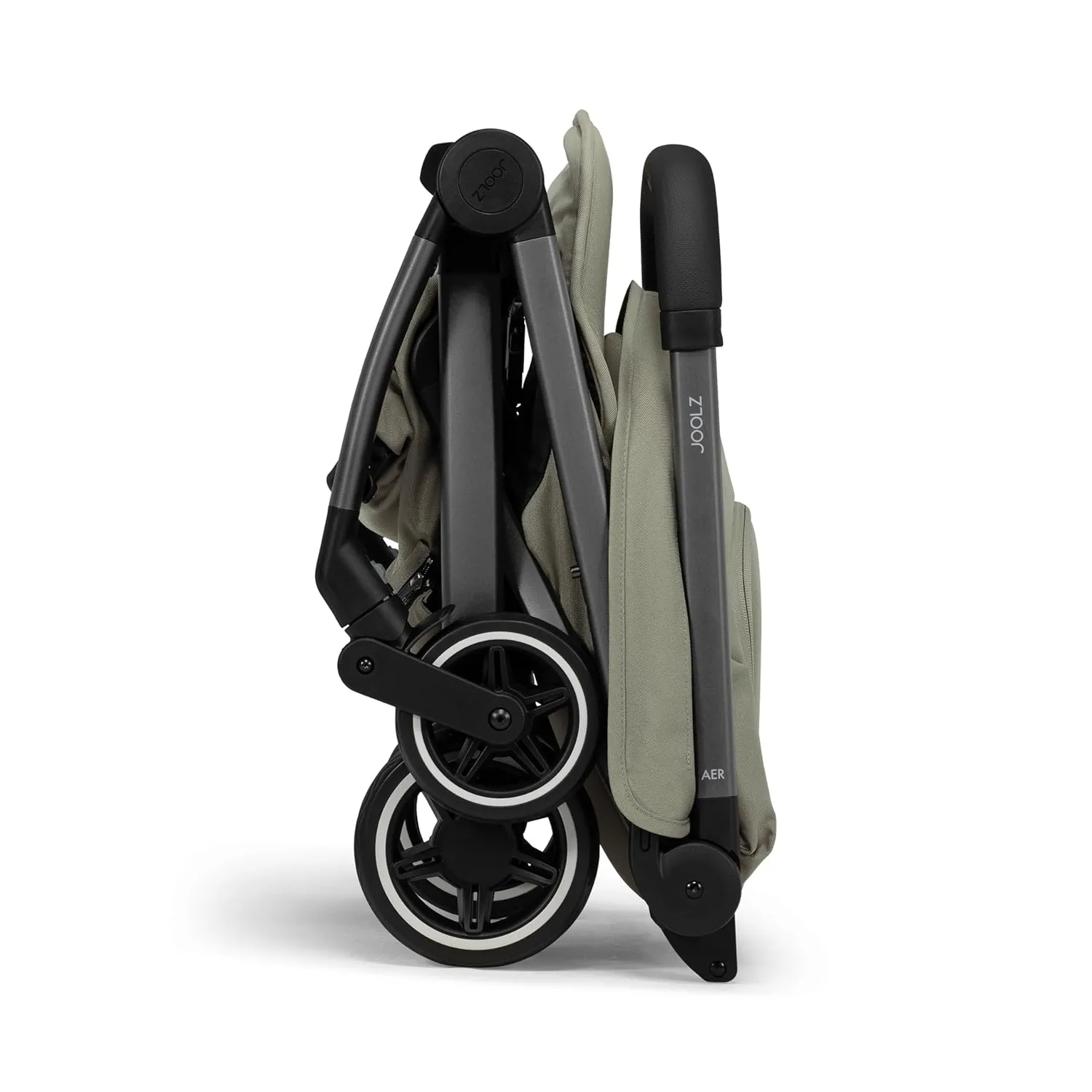 Joolz AER  Bumper Bar Foldable Stroller Accessory - Armrest One-Hand Use - Easy to Attach & Open - Extra Handle Comfort - Elegant Crossbar Design - Ideal for Hanging Baby Toys - Black Carbon