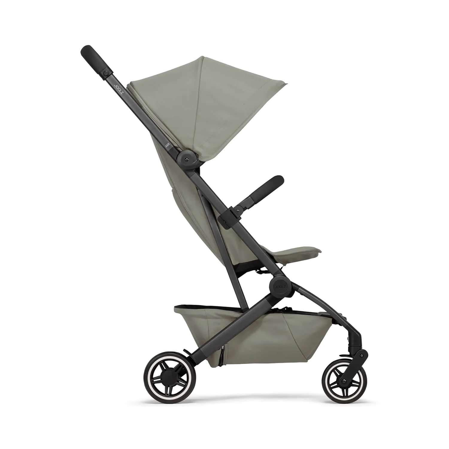 Joolz AER  Bumper Bar Foldable Stroller Accessory - Armrest One-Hand Use - Easy to Attach & Open - Extra Handle Comfort - Elegant Crossbar Design - Ideal for Hanging Baby Toys - Black Carbon
