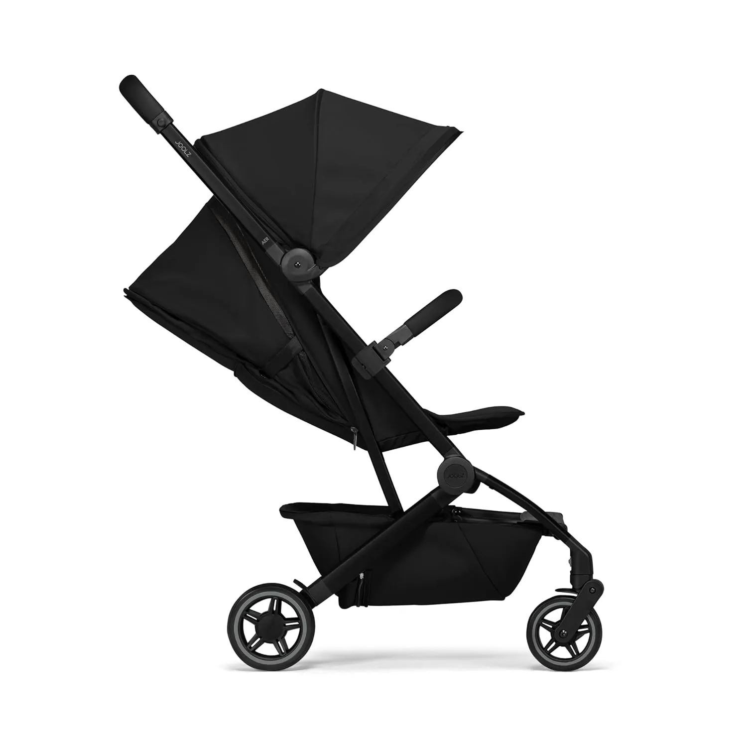 Joolz AER  Bumper Bar Foldable Stroller Accessory - Armrest One-Hand Use - Easy to Attach & Open - Extra Handle Comfort - Elegant Crossbar Design - Ideal for Hanging Baby Toys - Black Carbon
