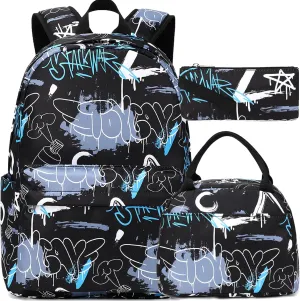 Jumpopack Backpack for Girls School Bag With Lunch Box - Kids Bookbag for Teen Girls