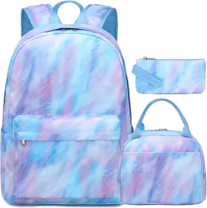 Jumpopack Backpack for Girls School Bag With Lunch Box - Kids Bookbag for Teen Girls