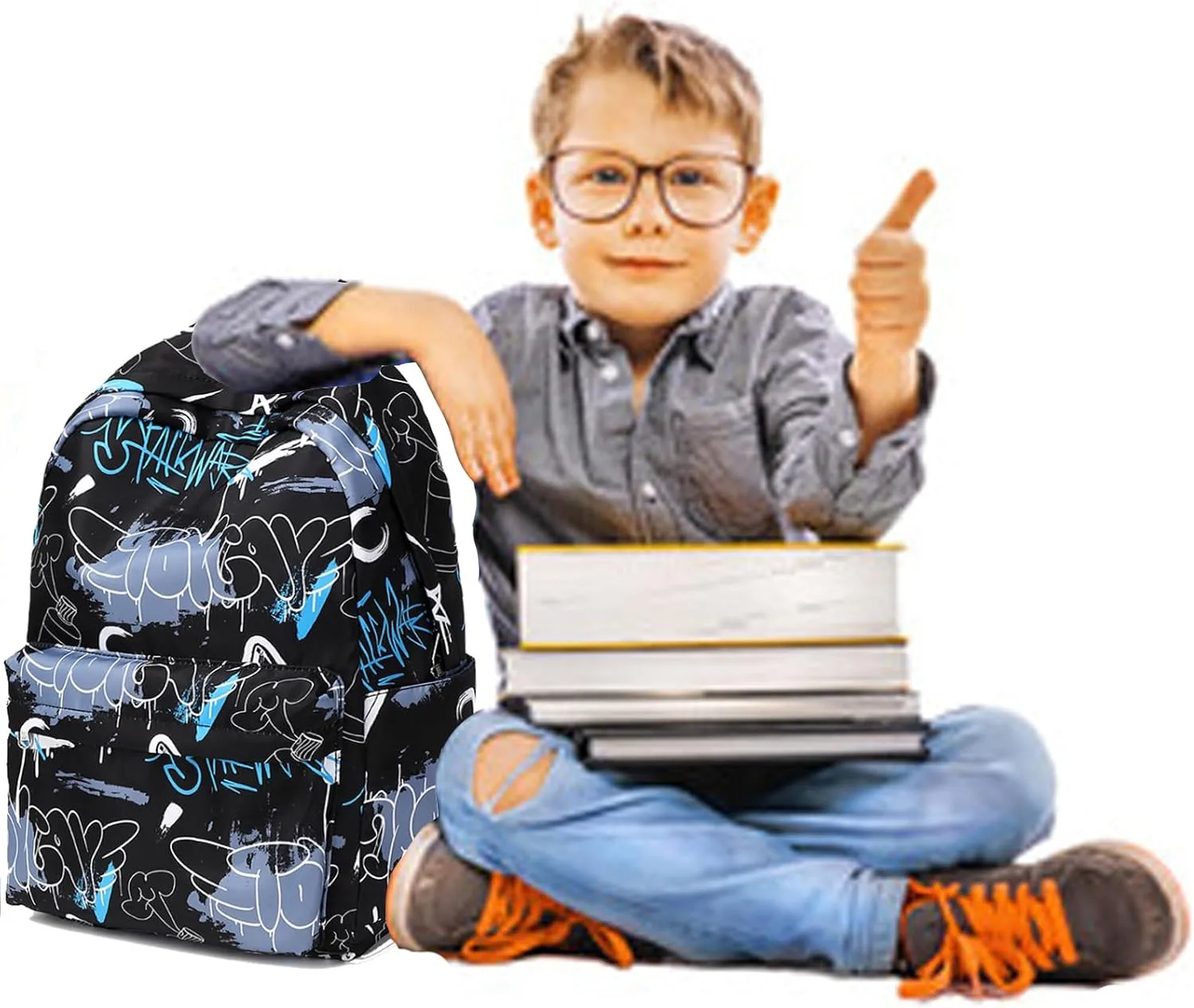 Jumpopack Backpack for Girls School Bag With Lunch Box - Kids Bookbag for Teen Girls