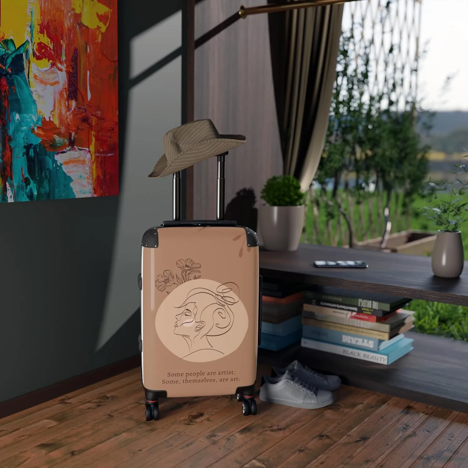 June in Color Expressions Travel Bag – Vibrant, Durable Luggage with Smooth 360° Mobility