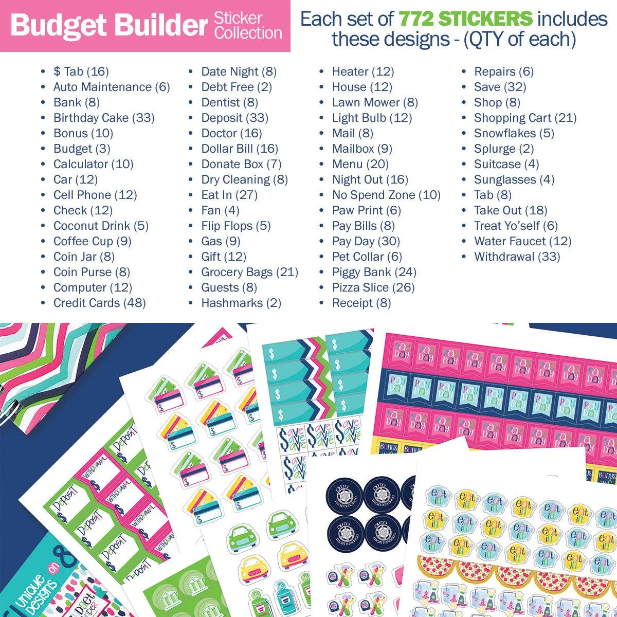 JUST ADDED | ALL the Stickers Bundle | EIGHT Sticker Sets | Includes 3760  Stickers | HOT Deal