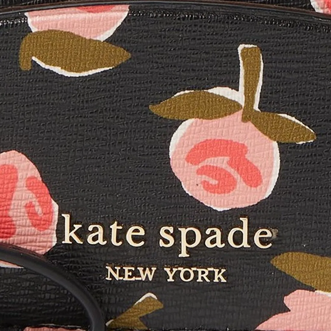Kate Spade Spencer Ditsy Rose Cardholder Wristlet in Black Multi k5688