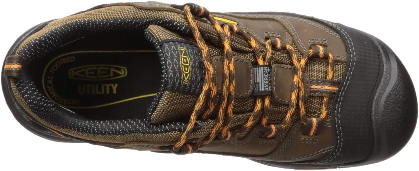 KEEN Utility mens Braddock Low Height Soft Toe Work Shoes