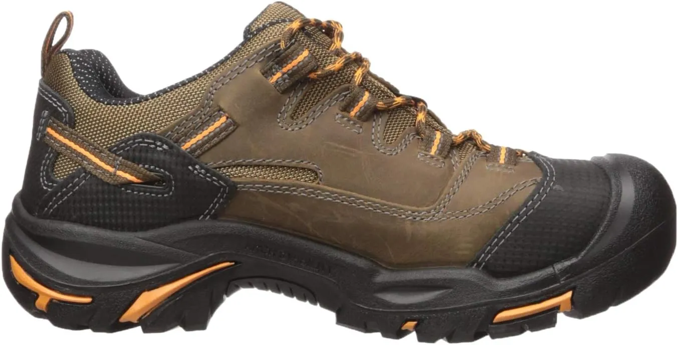KEEN Utility mens Braddock Low Height Soft Toe Work Shoes