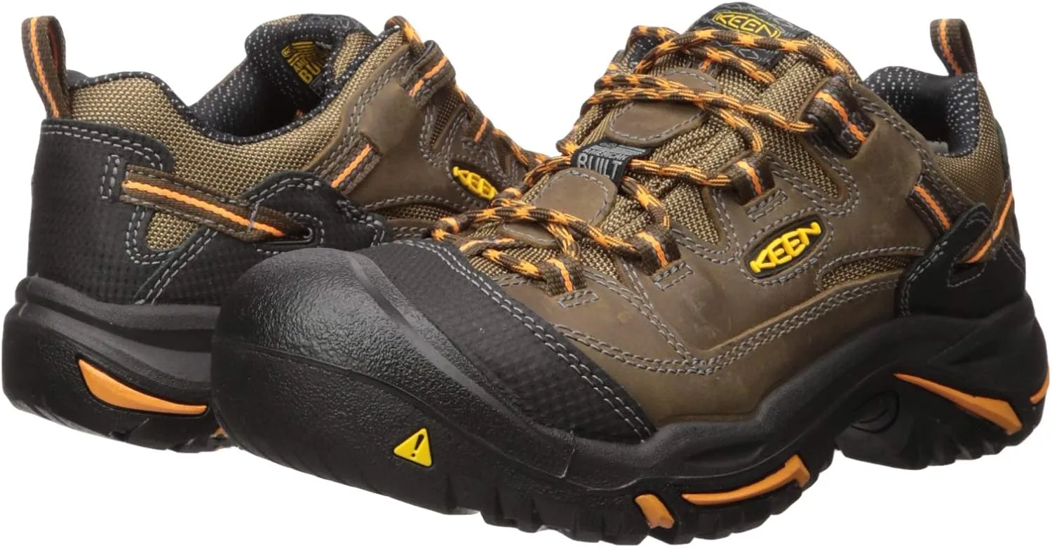 KEEN Utility mens Braddock Low Height Soft Toe Work Shoes