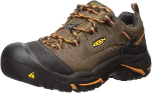 KEEN Utility mens Braddock Low Height Soft Toe Work Shoes