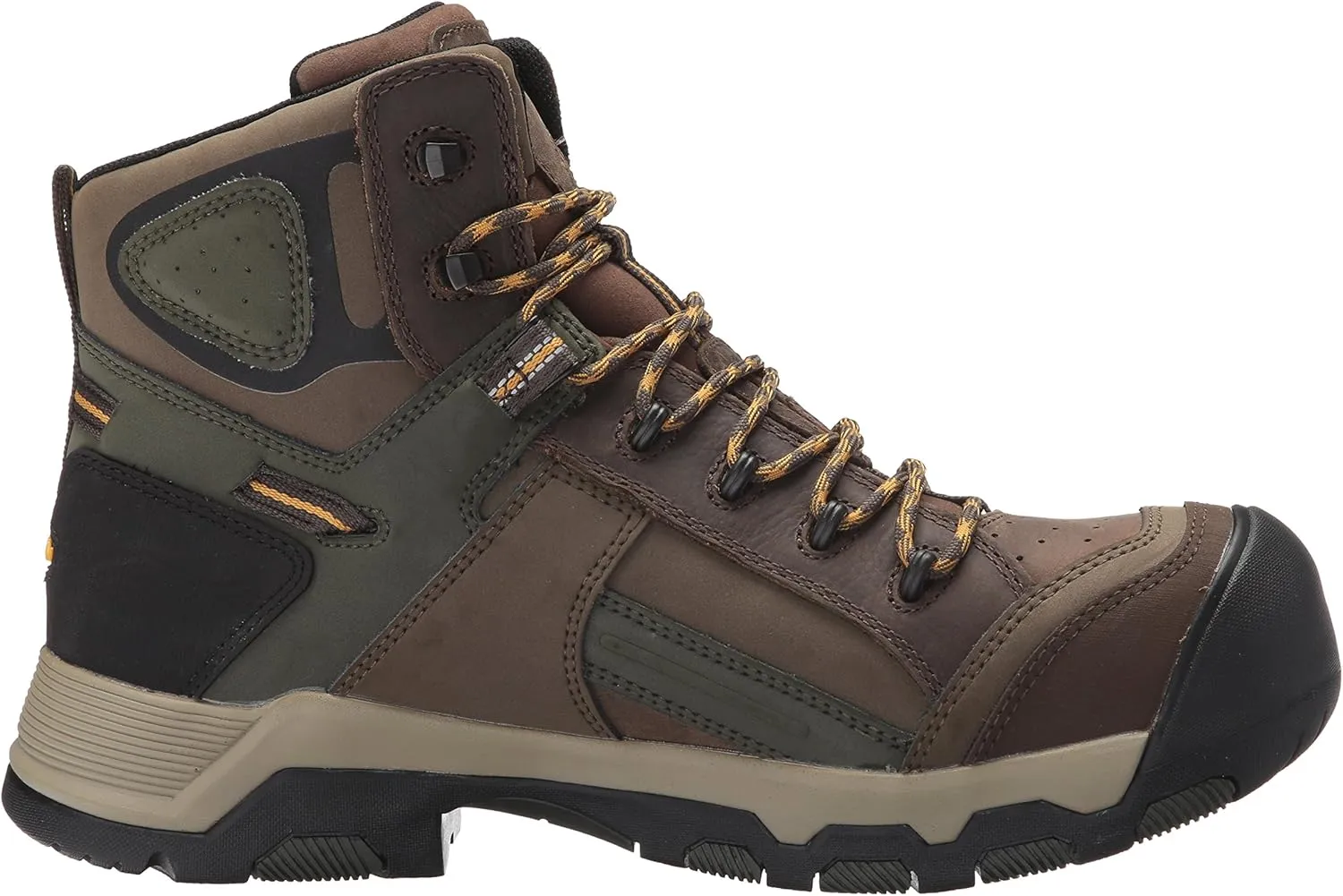 KEEN Utility Men's Davenport Mid Height Leather Composite Toe Waterproof Work Boot