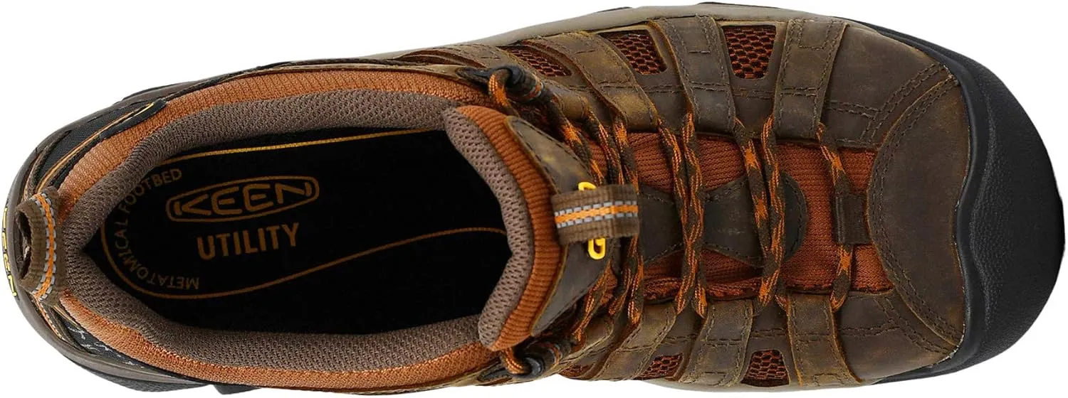 KEEN Utility Men's Flint Low Height Steel Toe Industrial Work Shoe