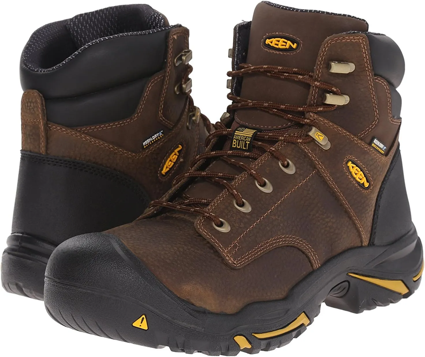 KEEN Utility Men's MTVernon 6" Soft Toe Waterproof Work Boot