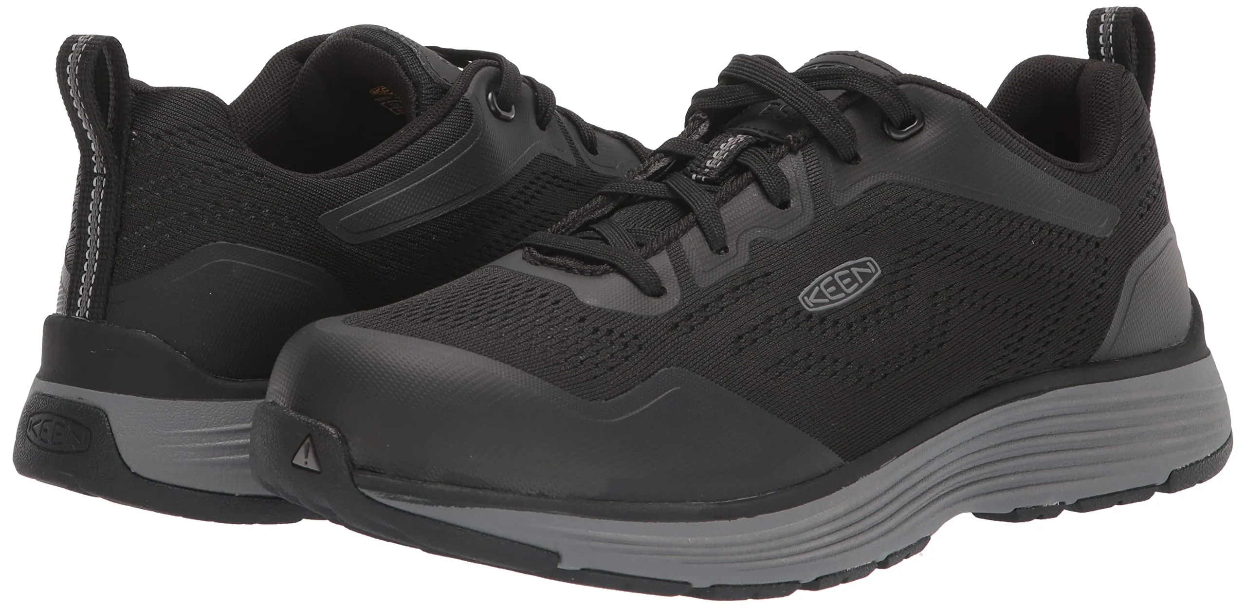 KEEN Utility Men's Sparta 2 Low Height Soft Toe ESDIndustrial Work Shoe 14 Steel Grey/Black