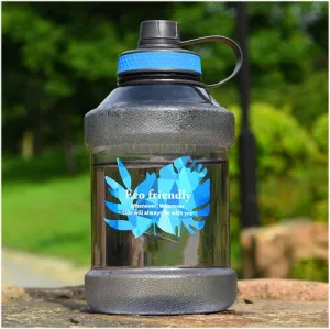 kettles 67 oz Water Bottle,Large Capacity,Oversized Sports Jug for Camping/Fitness/Climbing,Plastic Cups-Portable Handle,BPA Free canteen(B)