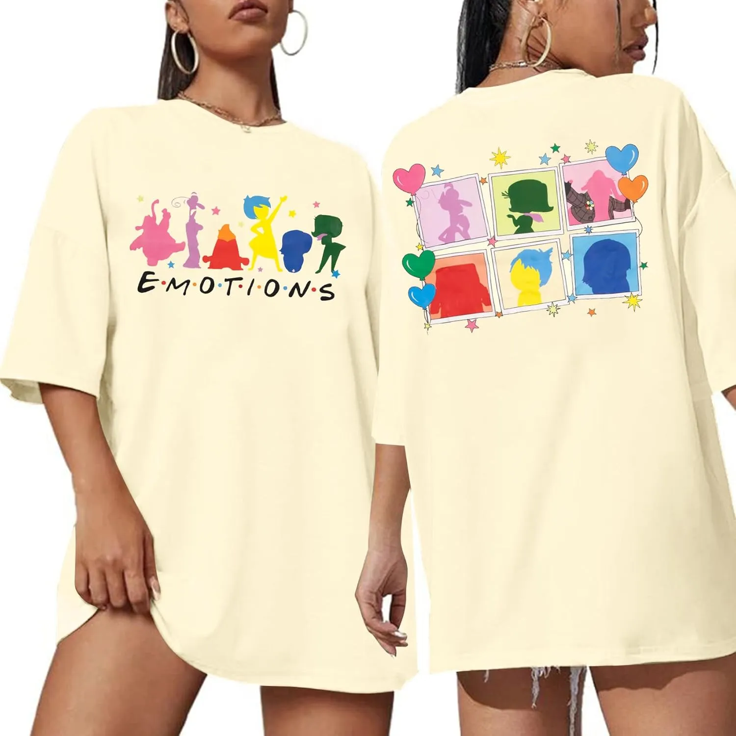 KIDDAD Every Day Emotions T-Shirt for Women Mental Health Matter Shirt Funny Therapist Psychologist Tee Top