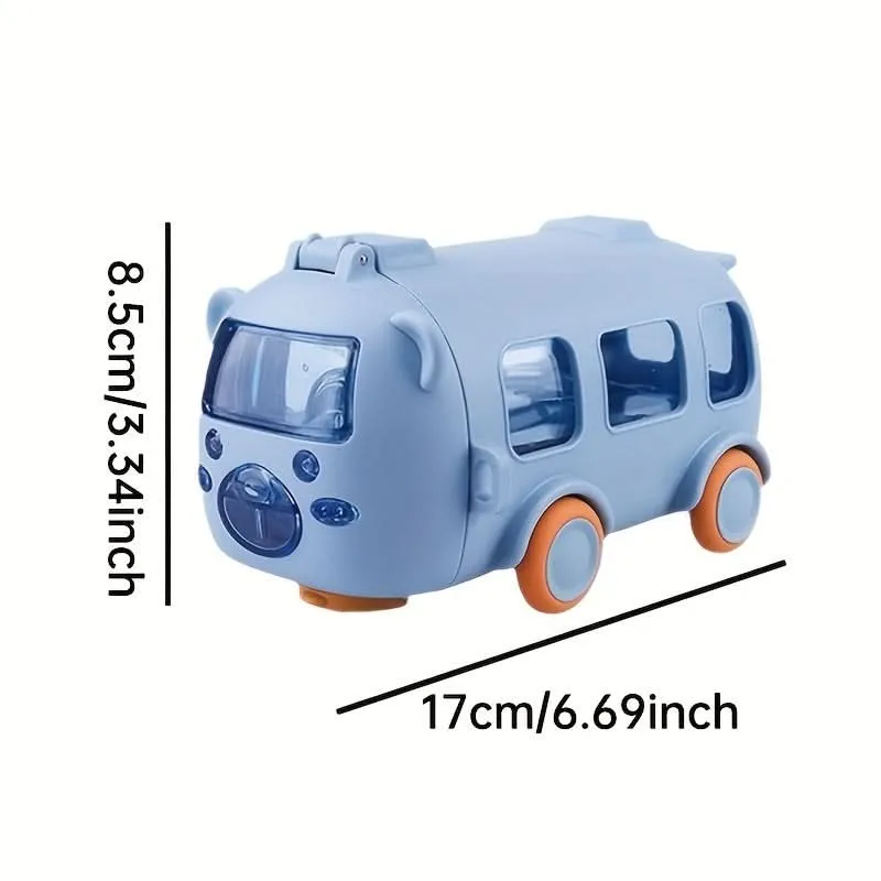 Kids Bus Design Shatterproof Water Bottle