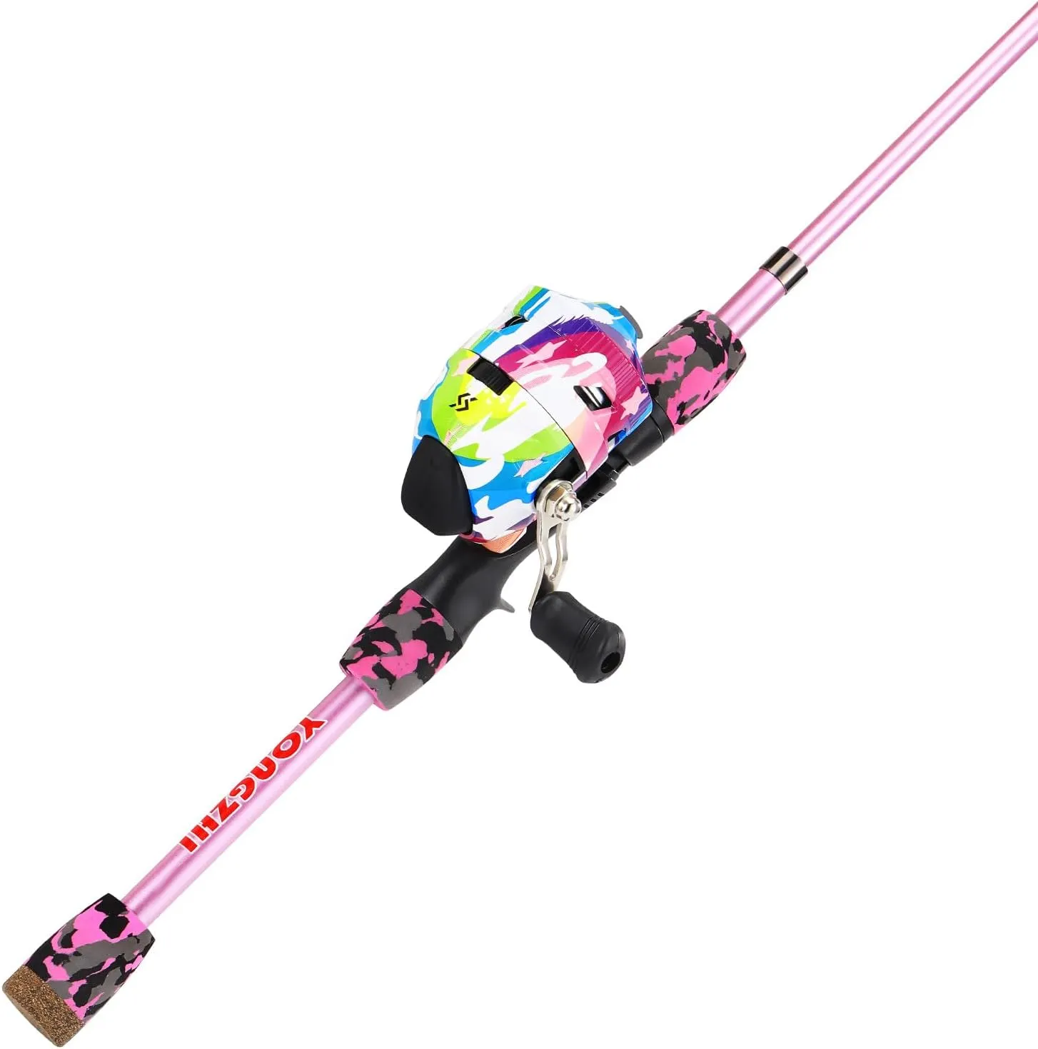 Kids Fishing Rod and Reel Combo,Light Weight Fishing Pole with Spincast Fishing Reel Tackle Bag Lures for Youth,Girls and Boys Good Starter Fishing Kit