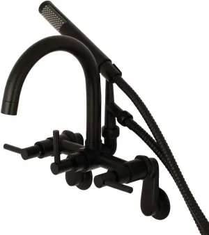 Kingston Brass AE8150DL Concord Clawfoot Tub Faucet, 8.31 x 6.94 x 11.94, Matte Black