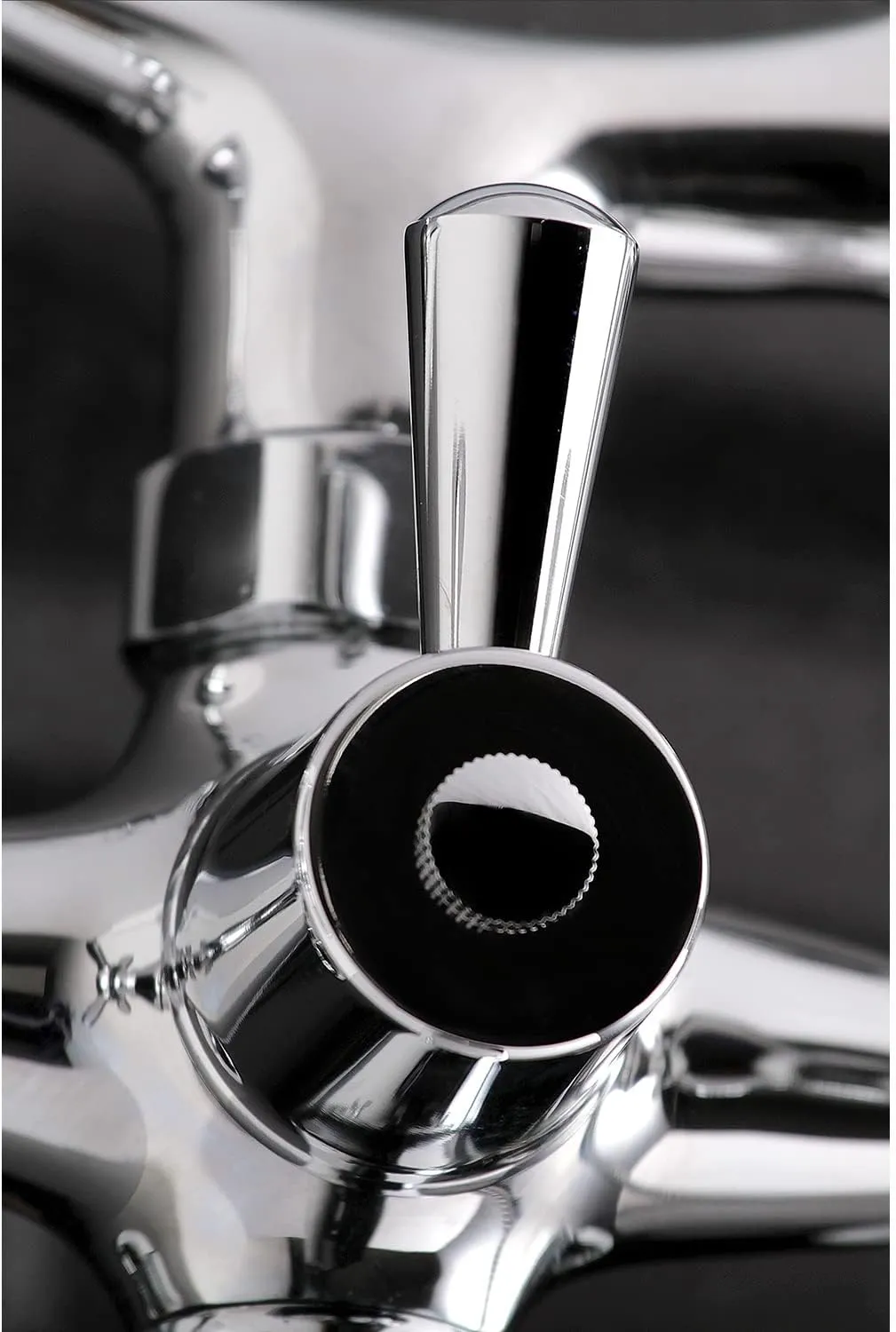 Kingston Brass KS269C Vintage Wall Mount Clawfoot Tub Filler with Hand Shower, Chrome, 9.13 x 7.5 x 6