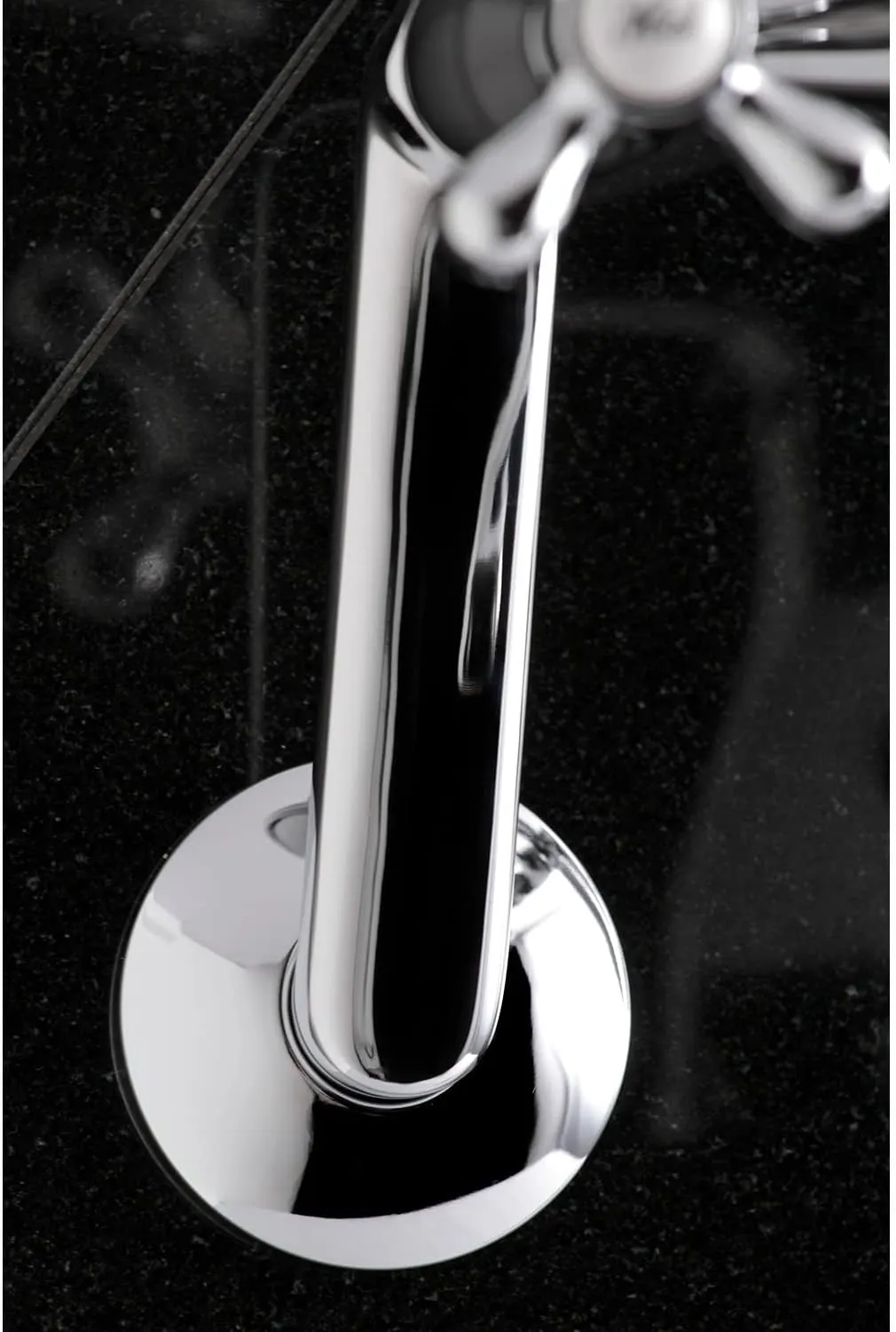 Kingston Brass KS269C Vintage Wall Mount Clawfoot Tub Filler with Hand Shower, Chrome, 9.13 x 7.5 x 6