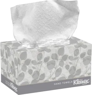 KLEENEX Pop-Up Box Hand Towels, Paper, 9 x 10-1/2, 120/pack