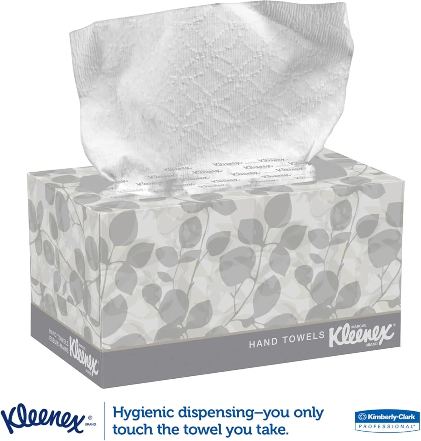 KLEENEX Pop-Up Box Hand Towels, Paper, 9 x 10-1/2, 120/pack