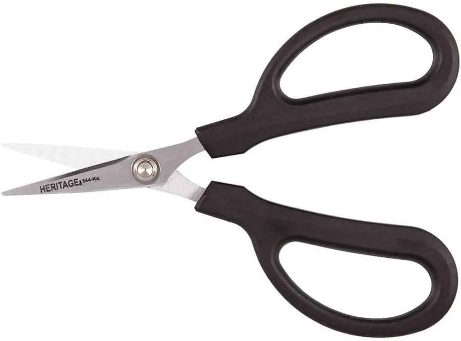 Klein Tools 544KV Utility, Kevlar Shear, Fiber Optics, 6-3/8-Inch
