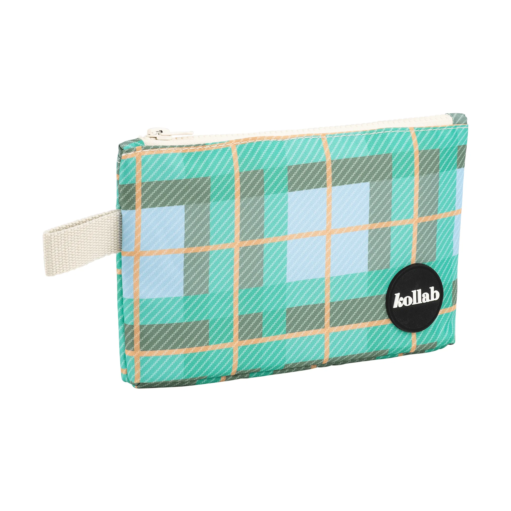 Kollab | Holiday Mini Pouch | Ocean Check