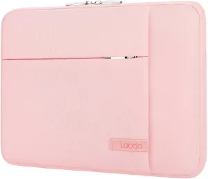 Lacdo 13 inch Laptop Sleeve Case for 13 inch New MacBook Air M4 A3240 2025, M3 A3113, M2 A2681, M1 A2337 | 13" MacBook Pro M2/M1 A2338 A2251 A2289 | 13" iPad Air M3/iPad Pro M4 Computer Bag, Pink