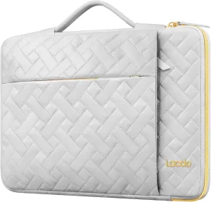 Lacdo 360° Protective 14 Inch Laptop Sleeve Case for HP Lenovo Dell ASUS Acer Chromebook 14 / HP Stream 14 / Dell Inspiron 14 / Lenovo IdeaPad 14 / Acer Spin/ASUS ZenBook Computer Bag, Space Gray