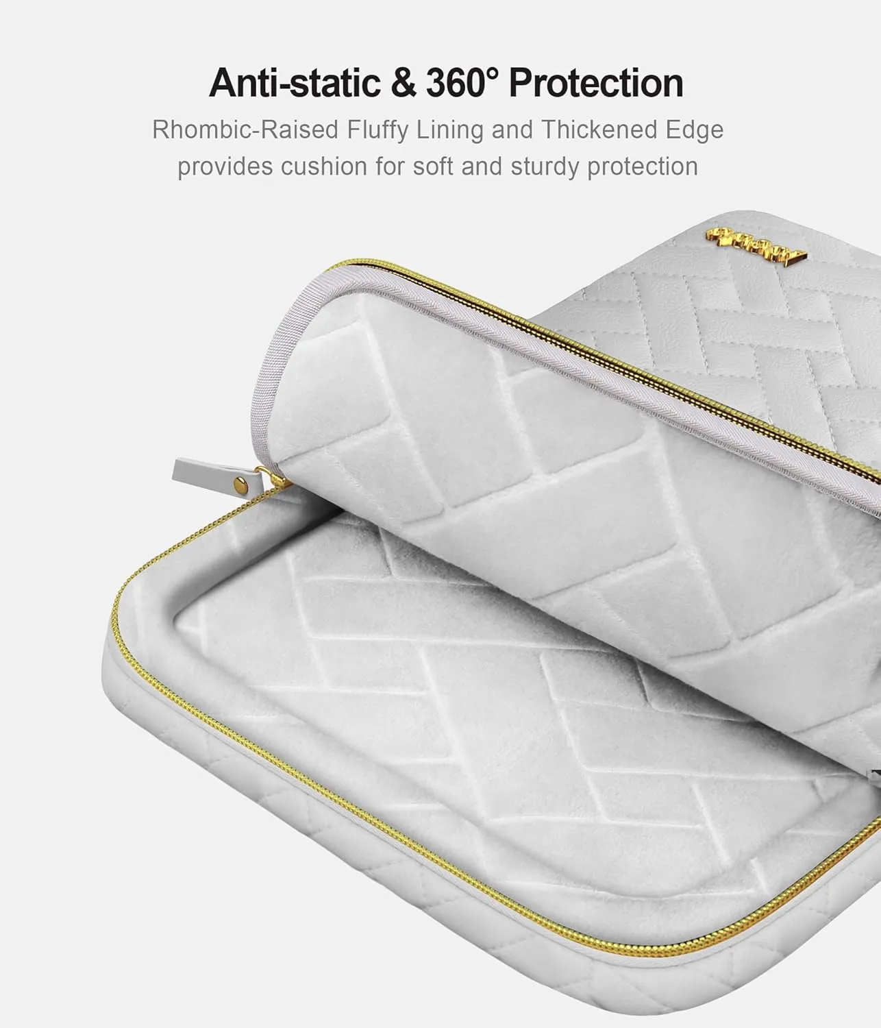 Lacdo 360° Protective 14 Inch Laptop Sleeve Case for HP Lenovo Dell ASUS Acer Chromebook 14 / HP Stream 14 / Dell Inspiron 14 / Lenovo IdeaPad 14 / Acer Spin/ASUS ZenBook Computer Bag, Space Gray