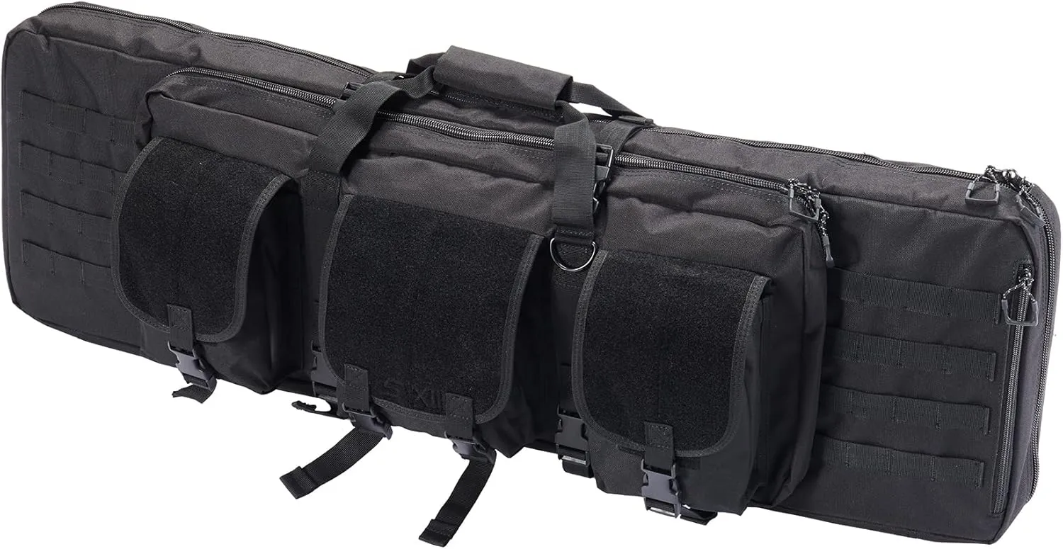 Lancer Tactical 1000D Nylon 42" Double Airsoft Rifle Bag
