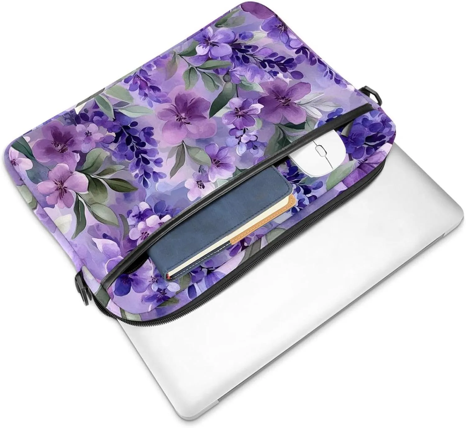 Laptop Bag Messenger Bag Sleeve Slim Laptop Briefcase with Handle Shoulder Strap