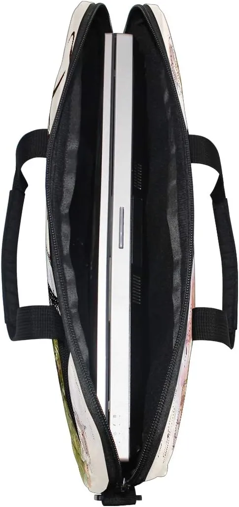 Laptop Shoulder Bag Briefcase Computer Bag with Shoulder Strap Fits for 13inch 14inch Laptops