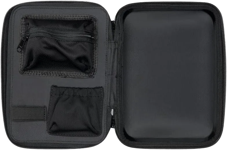 Large Diabetes Travel Case Hard Shell, Organizer for Glucose Monitor, Insulin Pen, BGL Strips, Syringe, Needles & Diabetic Supplies, Premium & Durable with Extra Compartment, Pink