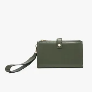 Lark Zip-Top Wallet w/ Wristlet Strap
