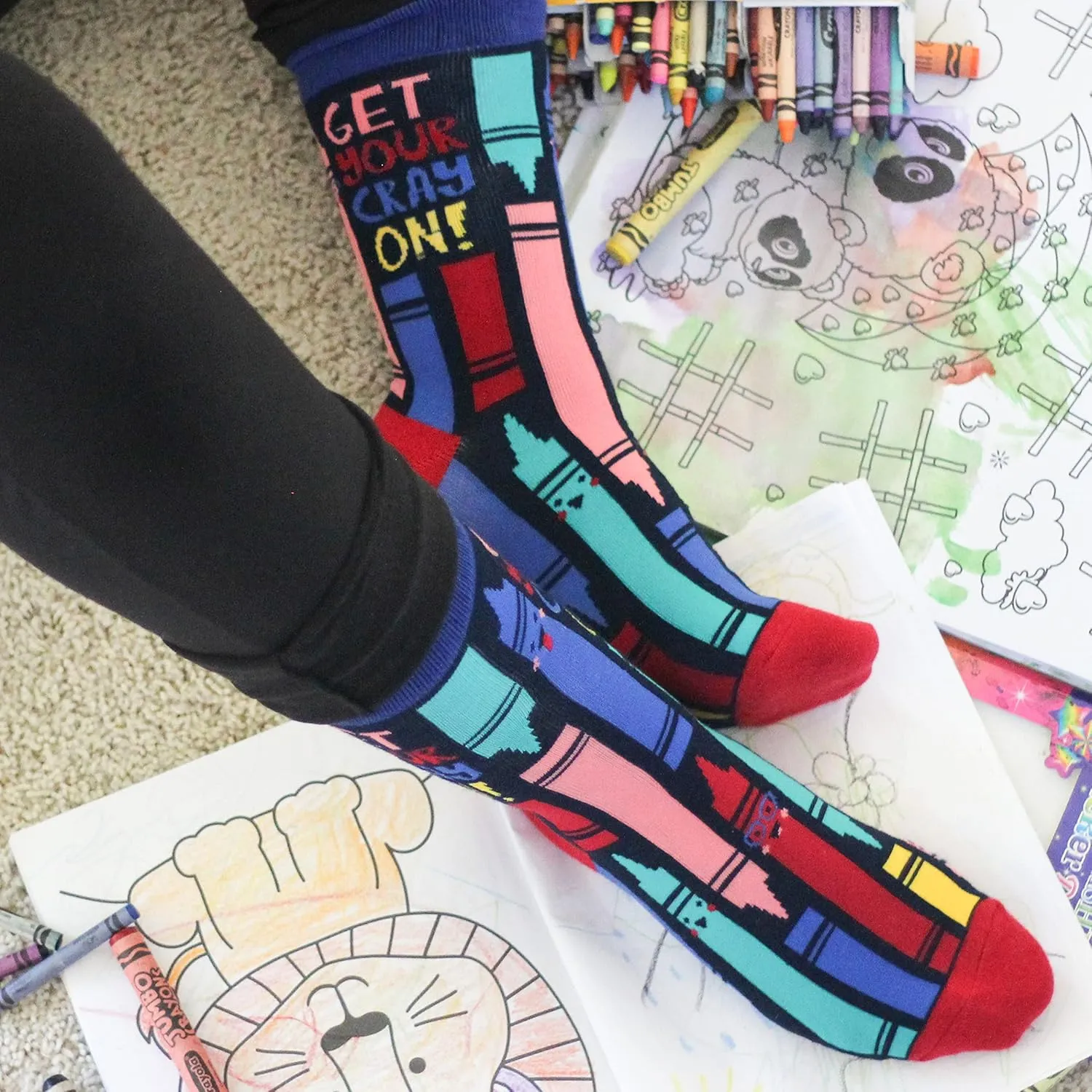 Lavley Gaming Socks - Cool Gifts for Video Gamers and Board Game Players - One Size Fits Most Men, Women, and Teens