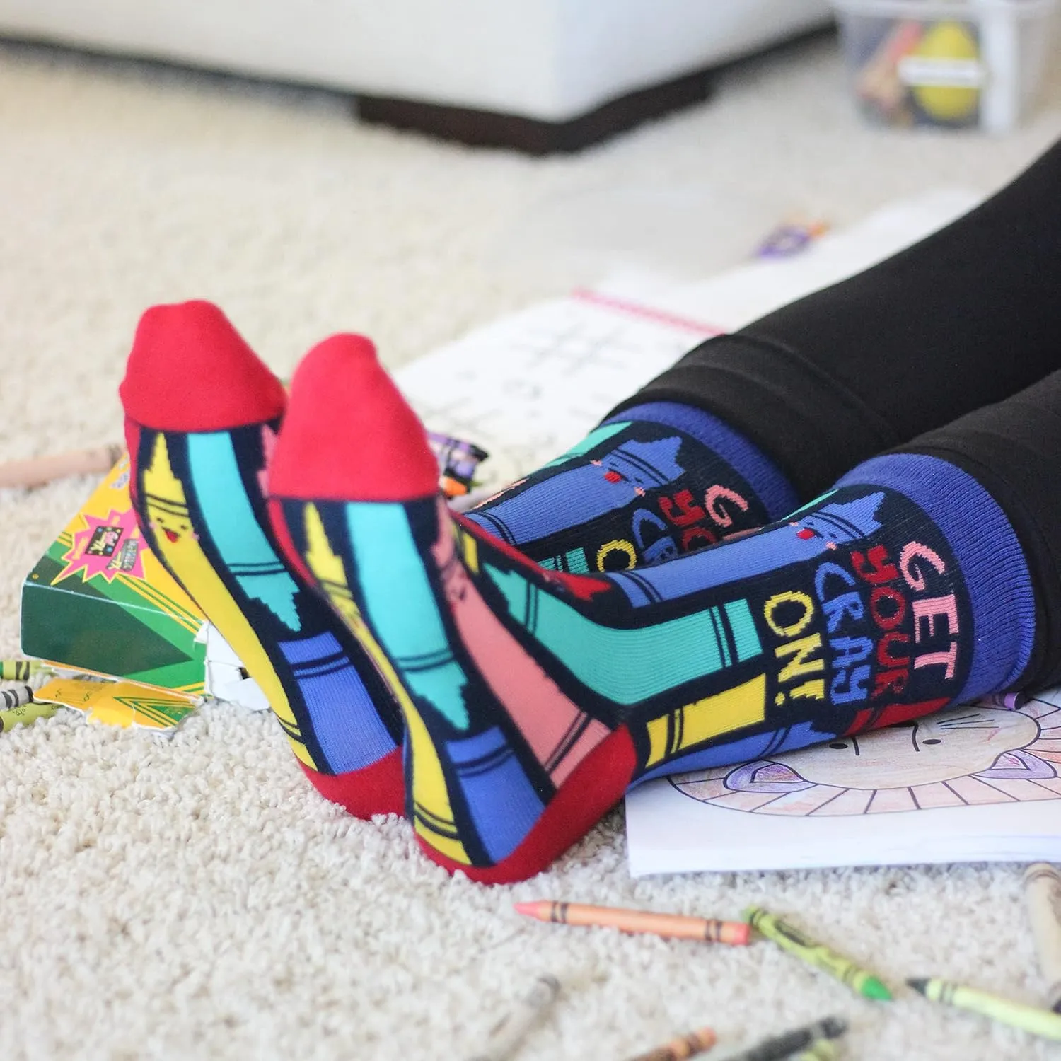 Lavley Gaming Socks - Cool Gifts for Video Gamers and Board Game Players - One Size Fits Most Men, Women, and Teens